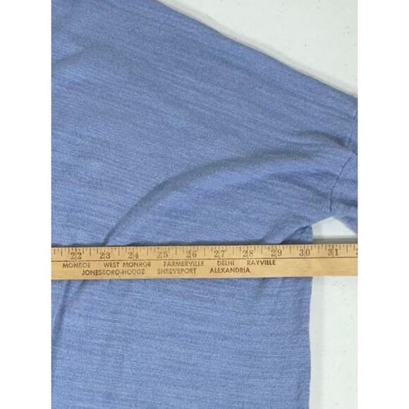 Loft Cardigan Sweater Size Small Periwinkle Slub Knit Open Front Oversized - Picture 7 of 7